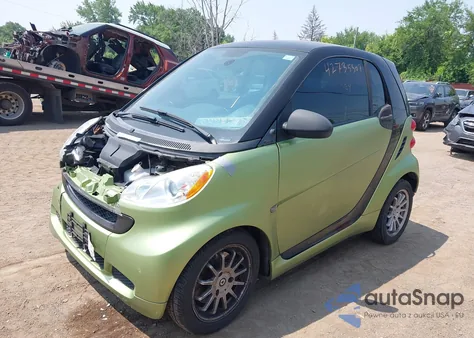 2012 Smart Fortwo Pure/Passion from USA, damaged, VIN WMEEJ3BA7CK535847